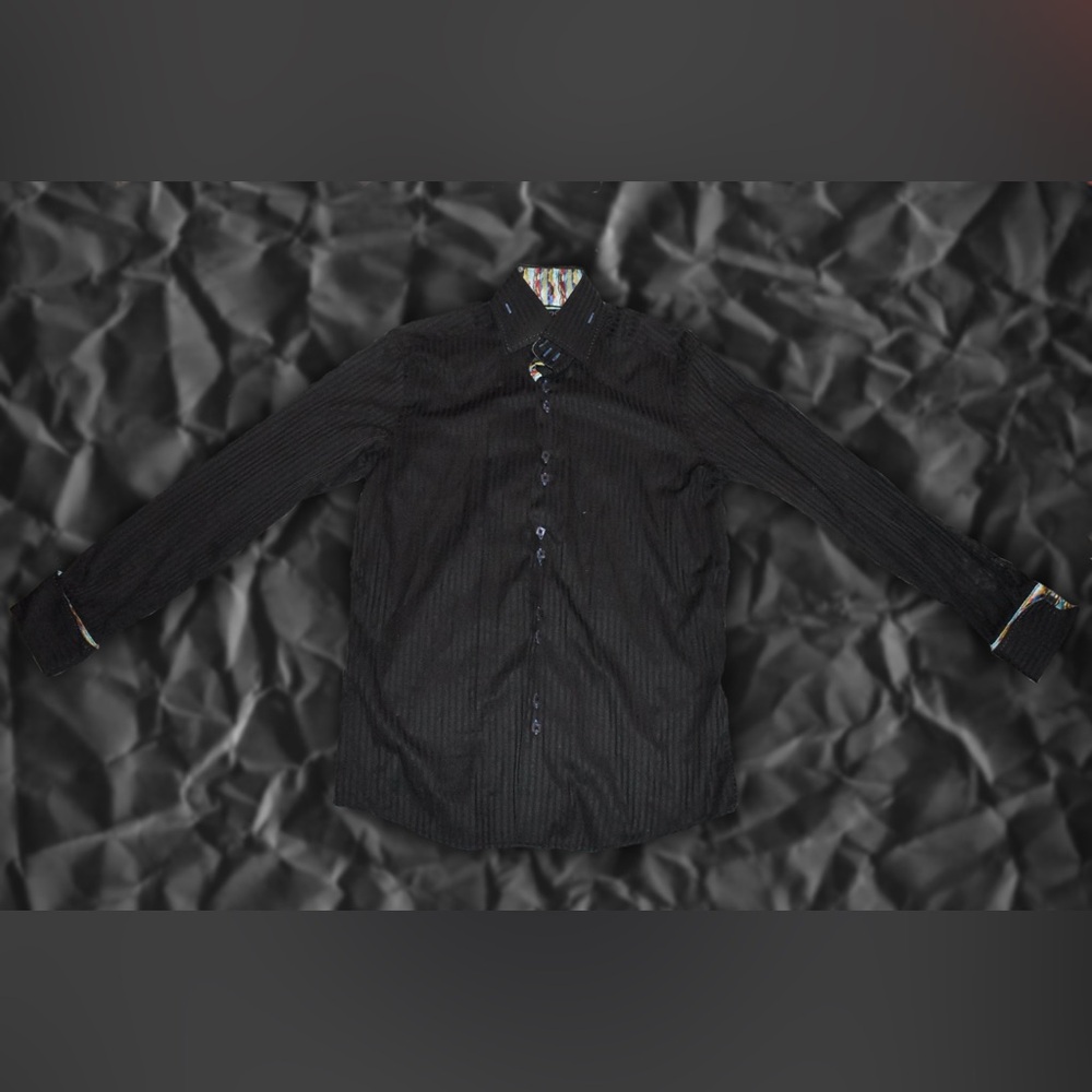 Coogi Black Button-Down Sz Men’s M